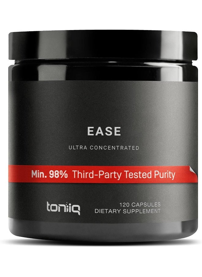 Toniiq Ease with DHM - Full Liver Support for a Night Out - 120 Capsules - 50x Super Concentrated Extract