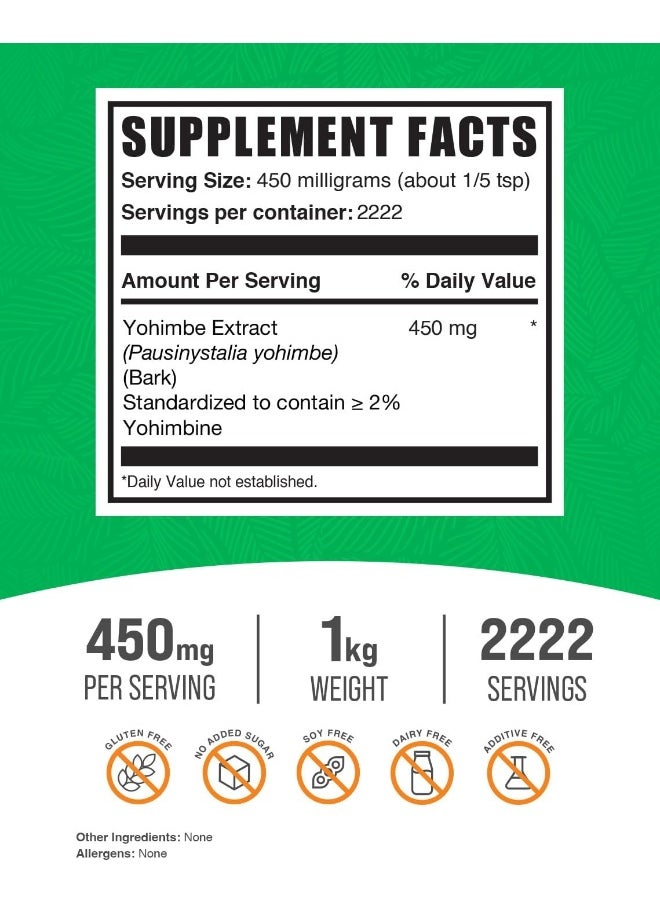 BULKSUPPLEMENTS.COM Yohimbe Extract Powder