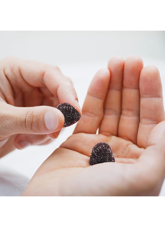 Airborne Elderberry + Zinc & Vitamin C Gummies For Adults, Immune Support Vitamin D & Zinc Gummies with Powerful Antioxidant Vitamins C D & E - 130 Gummies, Elderberry Flavor