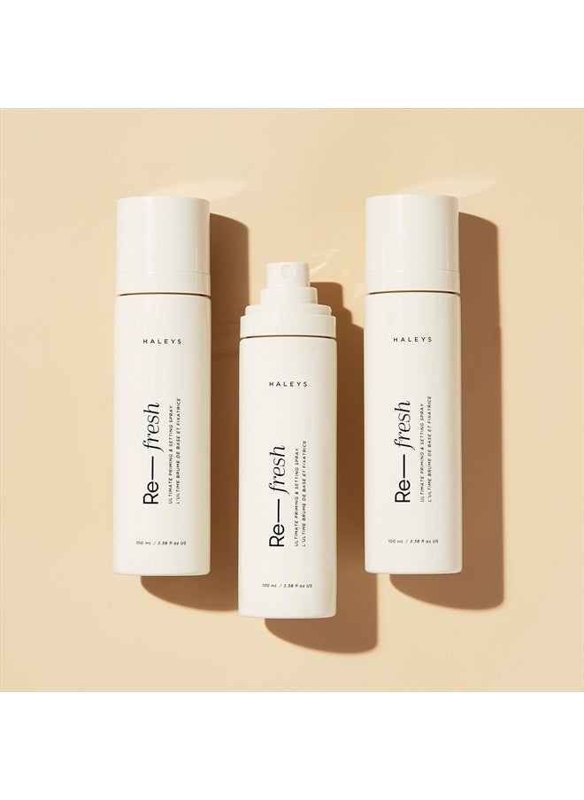Priming & Setting Spray, Makeup Longwear, Nourishing, Soothes, Calms Skin, Lightweight, Balance Oil, Refreshes, For All Skin Types & Tones, Vegan & Cruelty Free, Fragrance-Free, Alcohol-Free