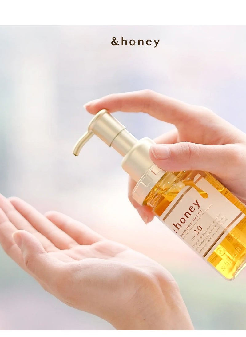 Shine 3.0 Deep Moisture Organic Therapeutic Hair Oil - Luxurious Hair Oil with Manuka Honey for Styling and Deep Nourishment, 100