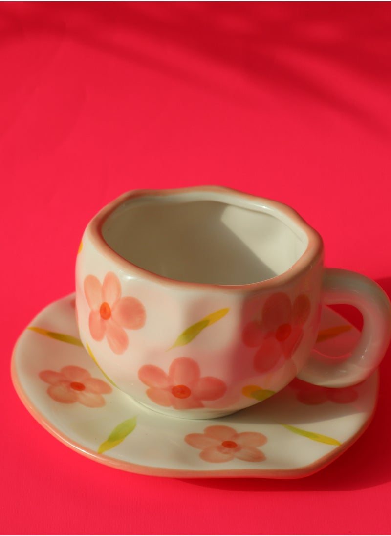 PINTERESTY FLOWER CUP SAUCER