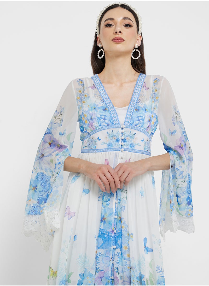 Floral Print Dress