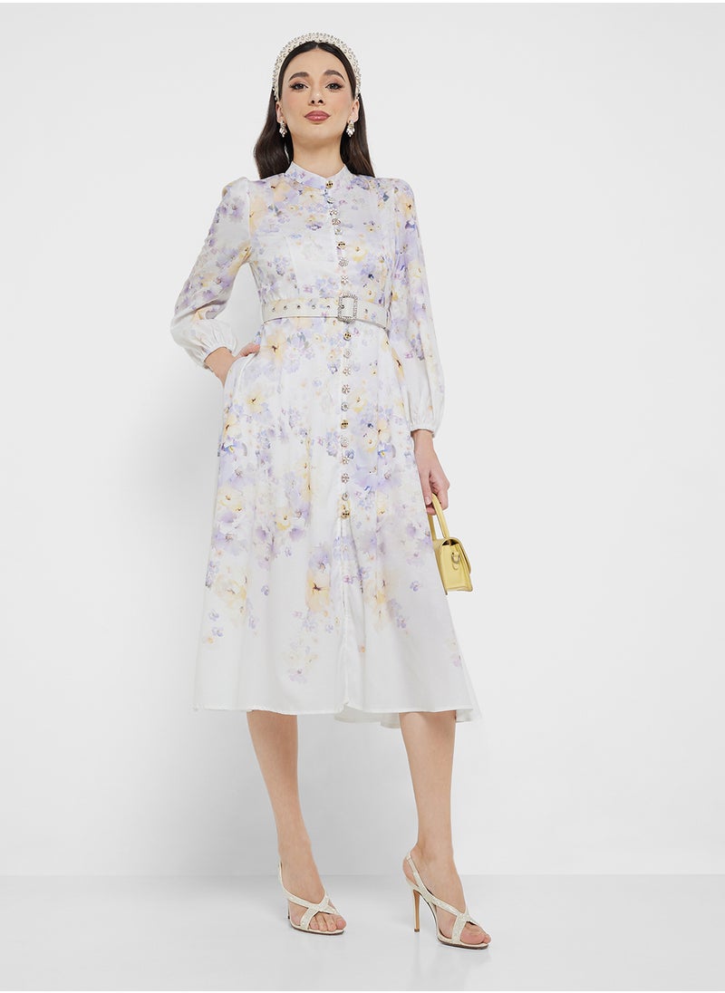Floral Print Dress