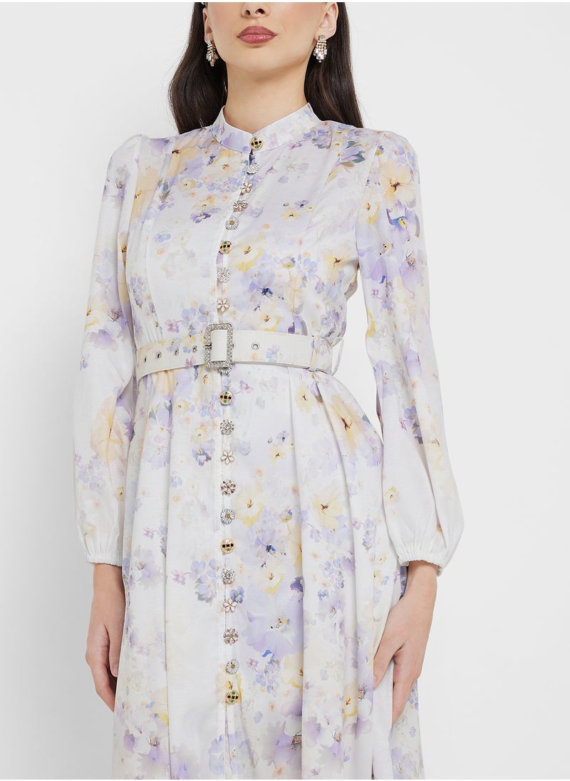 Floral Print Dress