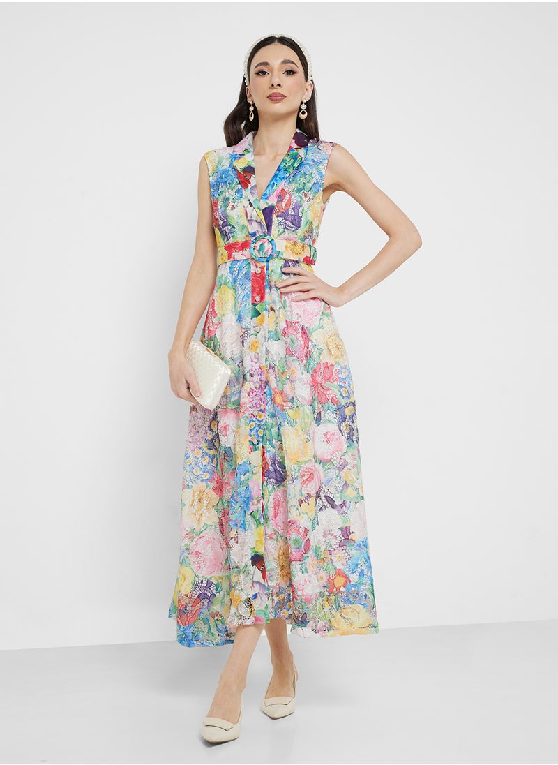 Floral Print Dress