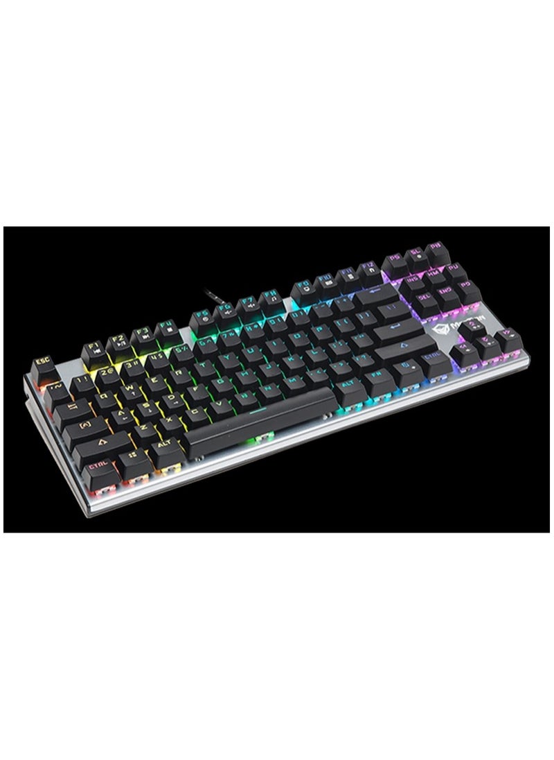 Meetion MK04 TKL RGB Backlit Multimedia Blue Switch Full key anti-ghosting Mechanical Gaming Keyboard