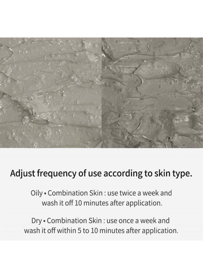 The Real Noni Refresh Clay Mask | Clarifying Deep Pore Cleansing, Hydrating, Pore Minimizer, For Oily Combination Skin, Blackhead, Korean Face Mask,120g