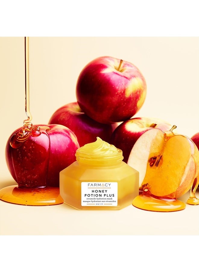 Hydrating Face Mask - Honey Potion Plus Nourishing Skincare Facial Mask with Niacinamide, Ceramides + Pro-Vitamin B5 to Protect + Replenish Moisture Barrier (50g)