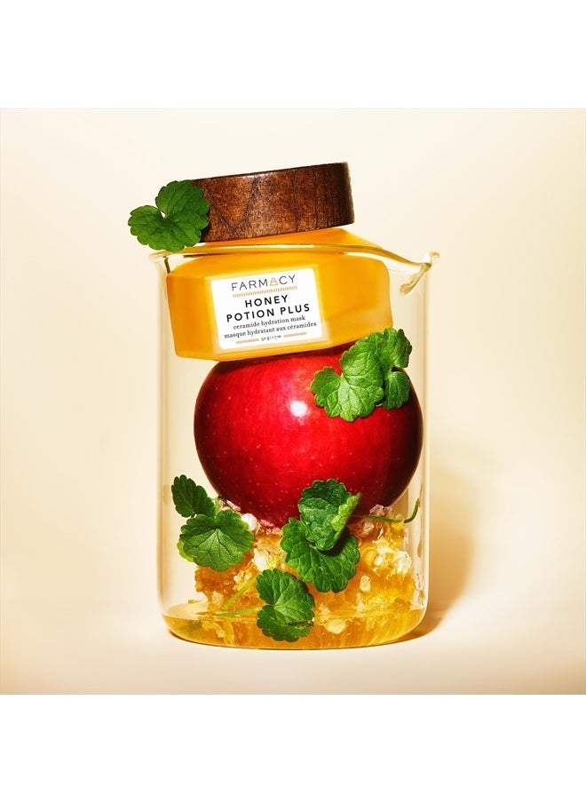 Hydrating Face Mask - Honey Potion Plus Nourishing Skincare Facial Mask with Niacinamide, Ceramides + Pro-Vitamin B5 to Protect + Replenish Moisture Barrier (50g)