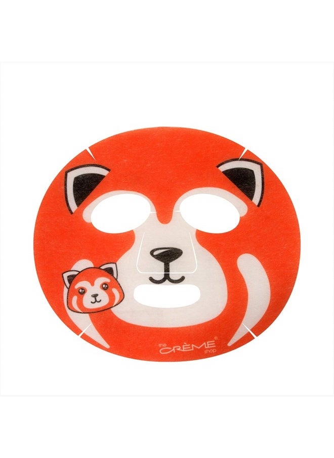 The Creme Shop Animal Sheet Mask, Korean, Hydrating, Collagen, Vitamin C, Anti-Aging - Pack of 3 - Infused with Wrinkle Reducing Retinol