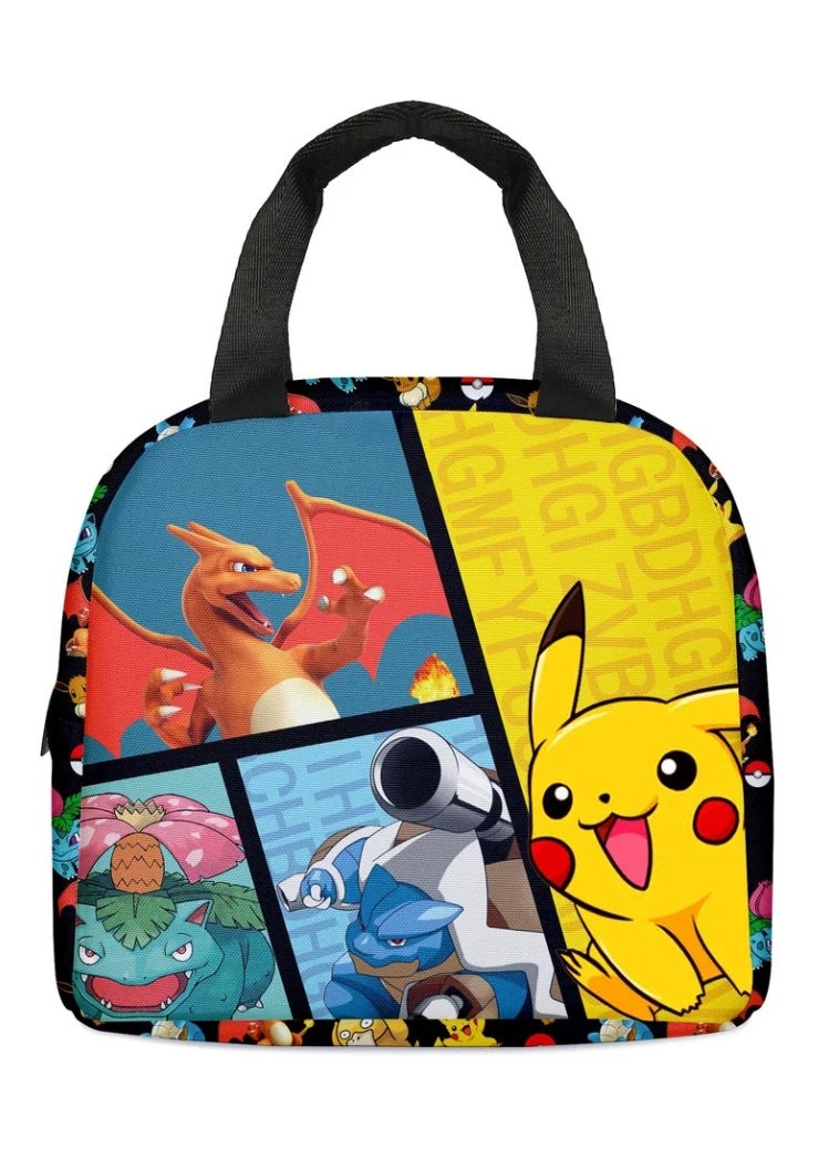 Pikachu Cartoon Lunch Bag Meal Bag