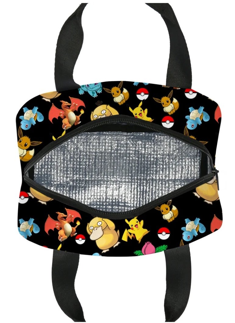 Pikachu Cartoon Lunch Bag Meal Bag