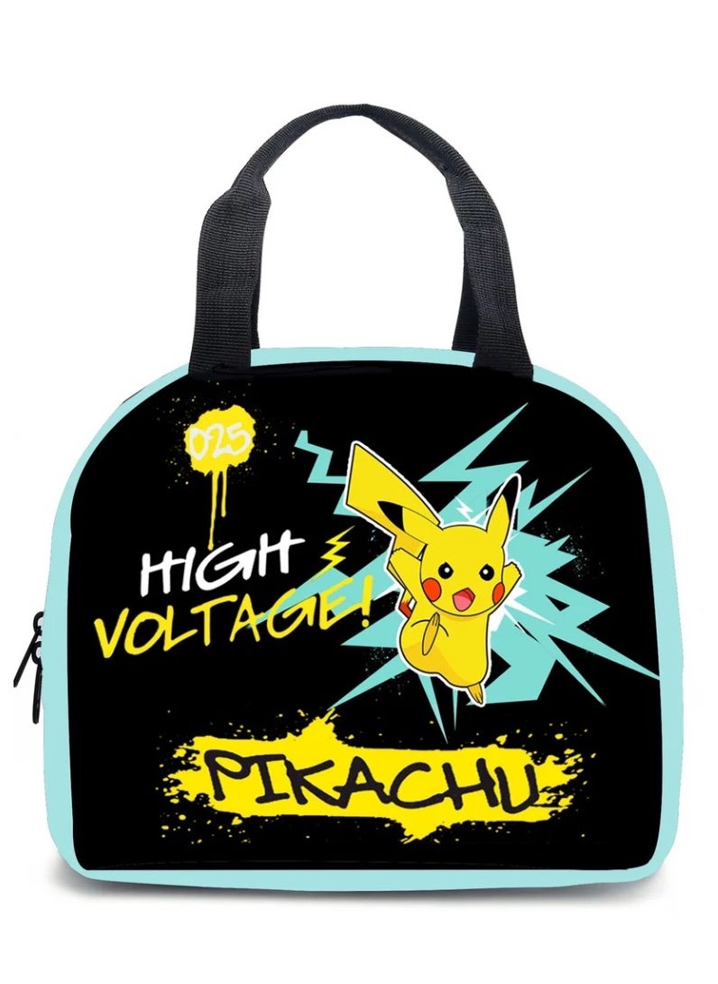 Pikachu Cartoon Lunch Bag Meal Bag