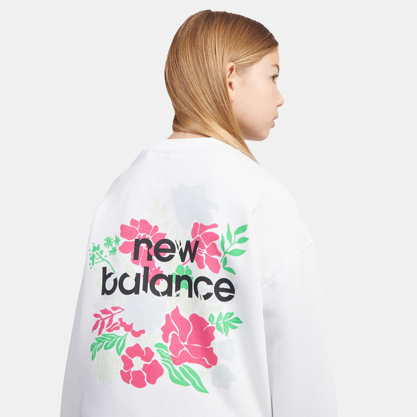 Kids' Floral Back Graphic T-Shirt