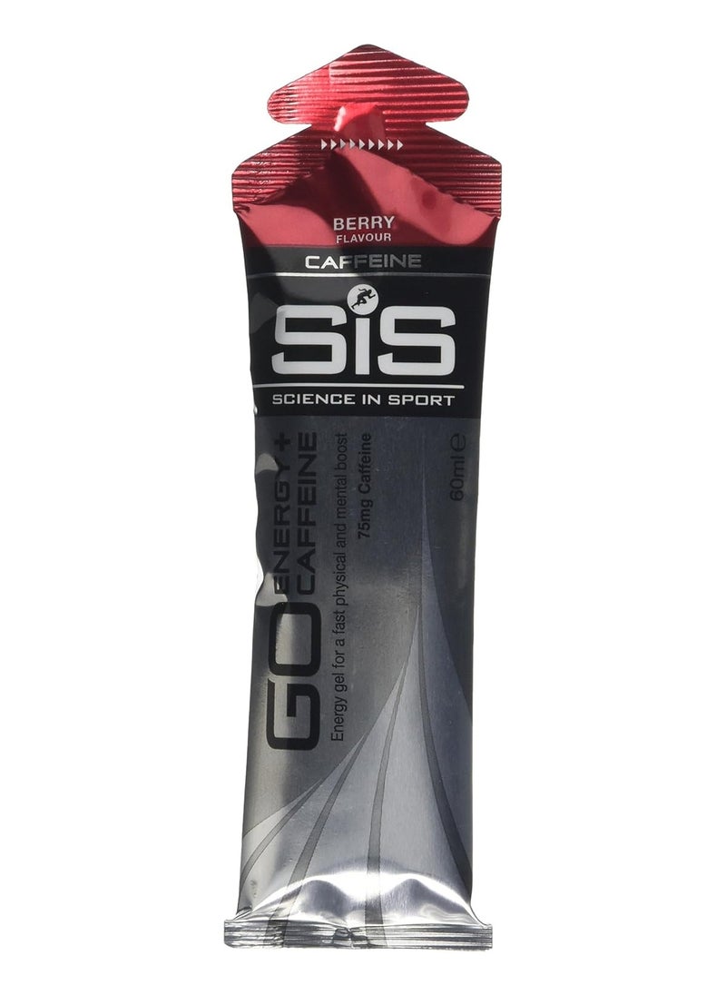 Go Energy+ Caffeine, With B Vitamins To Help Reduce Tirednees And Fatigus,Trusted Quality since 1992,Natural Flavours B6 vitamin ,Berry Flavour, 60ml (6 Packs)