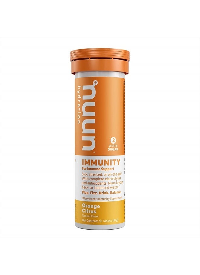 NUUN Nuun Immunity Orange Citrus 10ct Tube, 10 CT