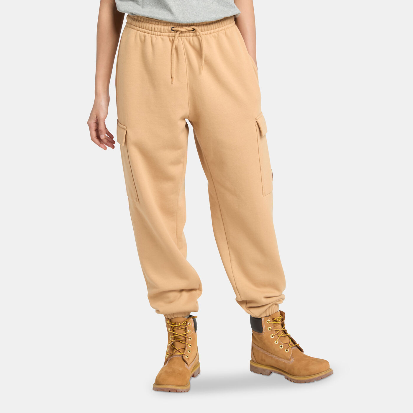 Men's Woven Badge Cargo Sweatpants