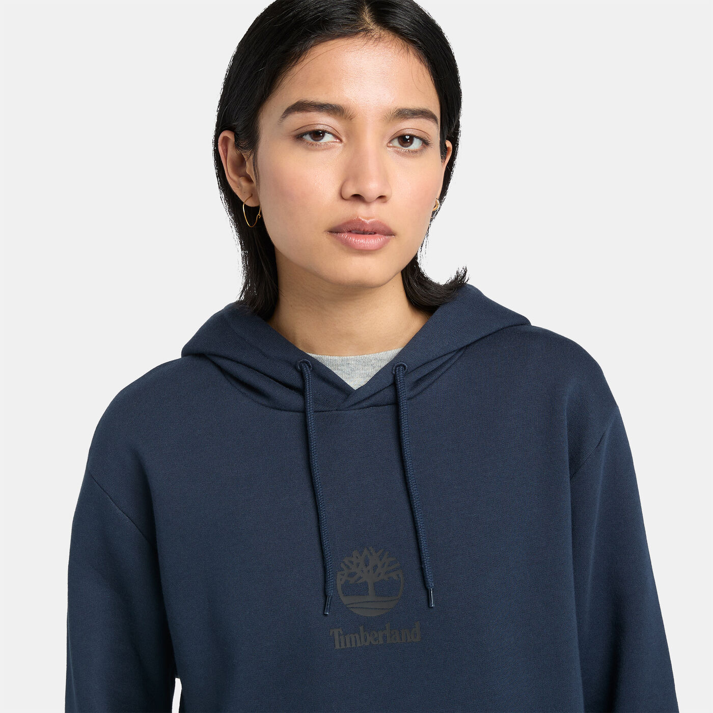 Men's Small Logo Print Hoodie