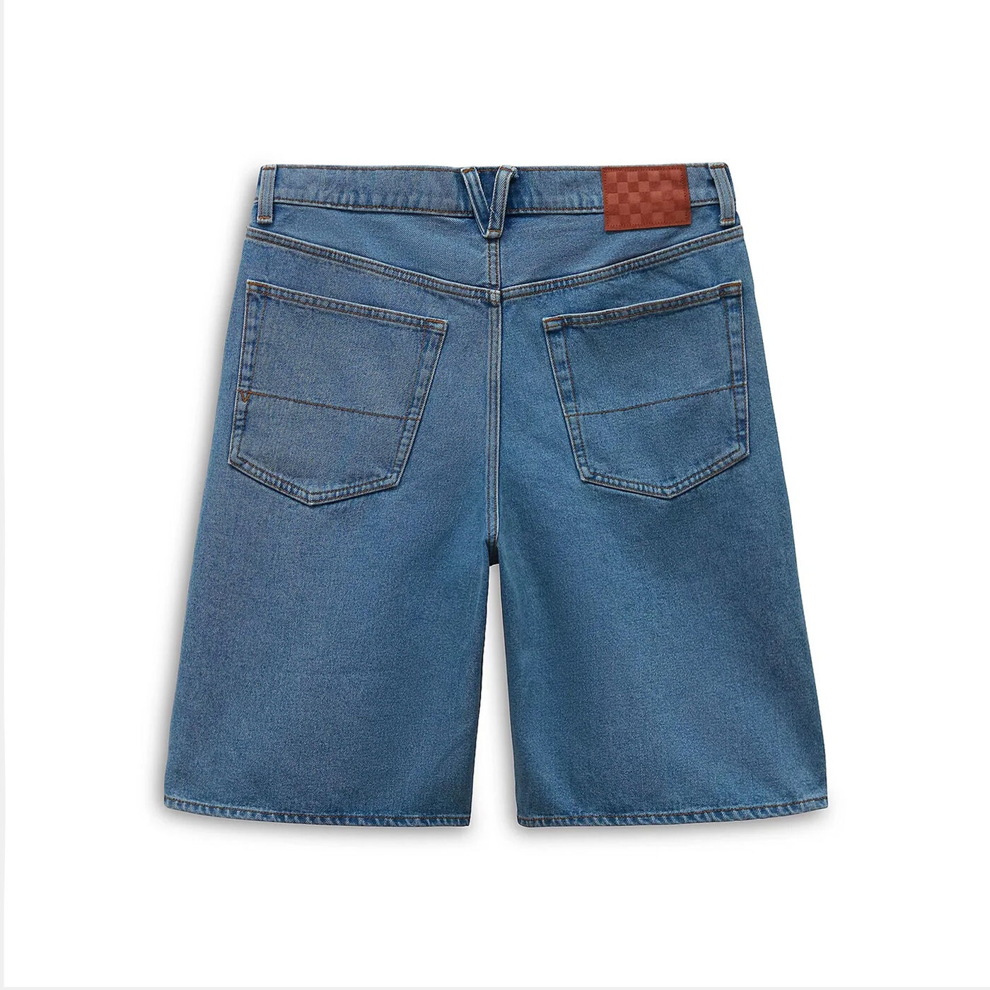 Men's Check-5 Baggy Denim Shorts