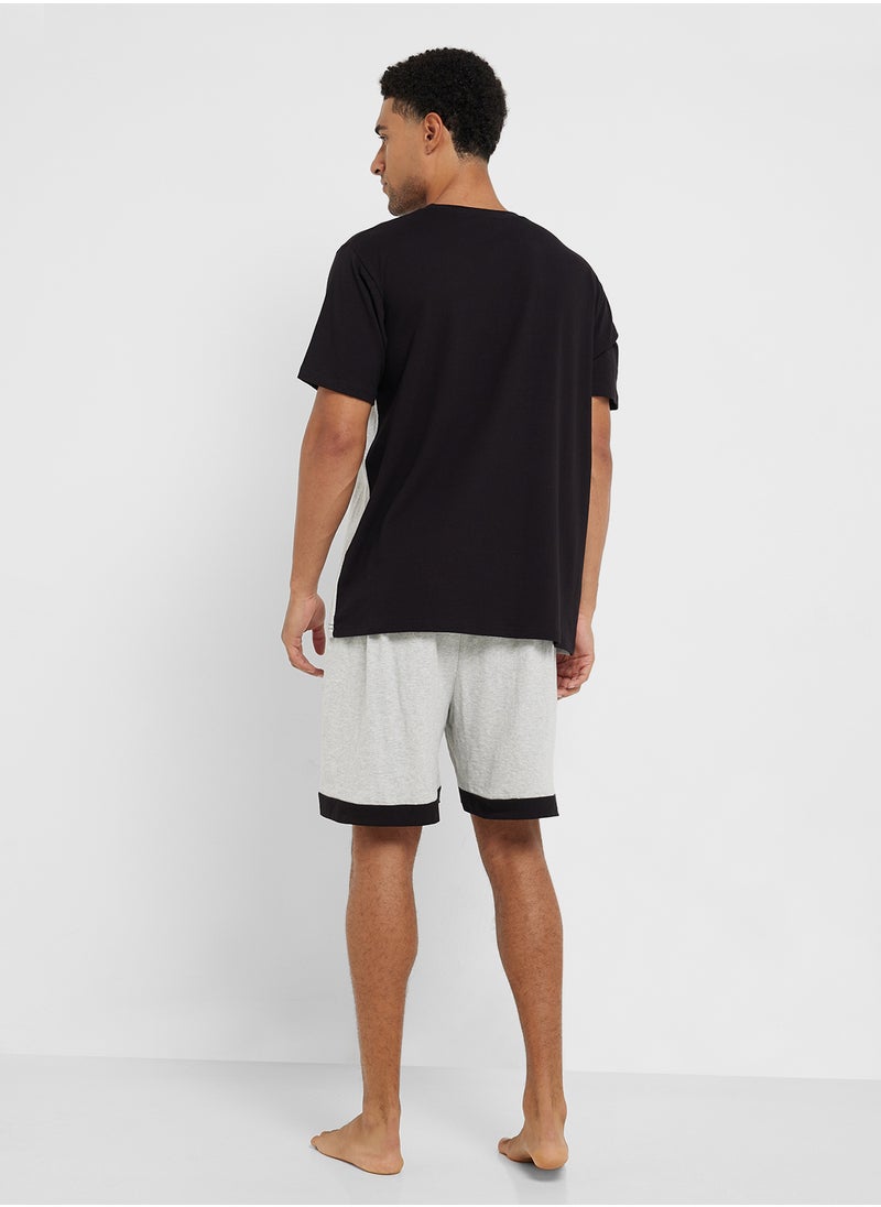 Nightwear T-Shirt & Shorts Sets