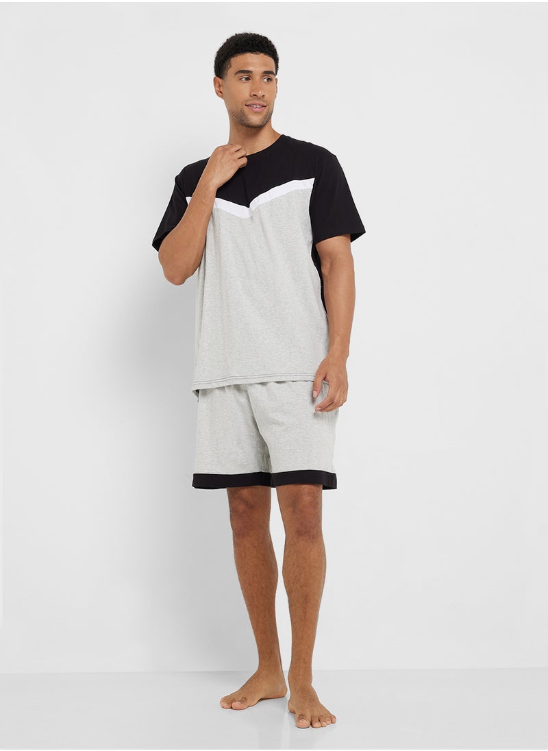 Nightwear T-Shirt & Shorts Sets