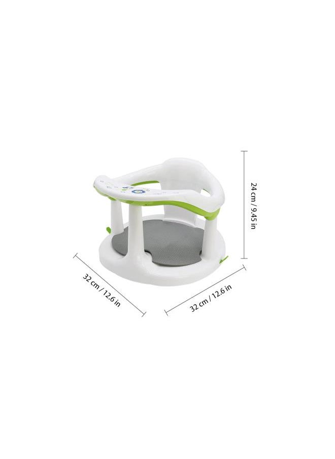 Baby Bath Seat |Infants Bath tub Chair with Suction Cupsand and Mat | Non Slip Baby Bath Chair|Portable Safety Bathtub Chair for Baby Sitting Up|Baby Bath Seat with Suction Cups for Baby 6-18 Months