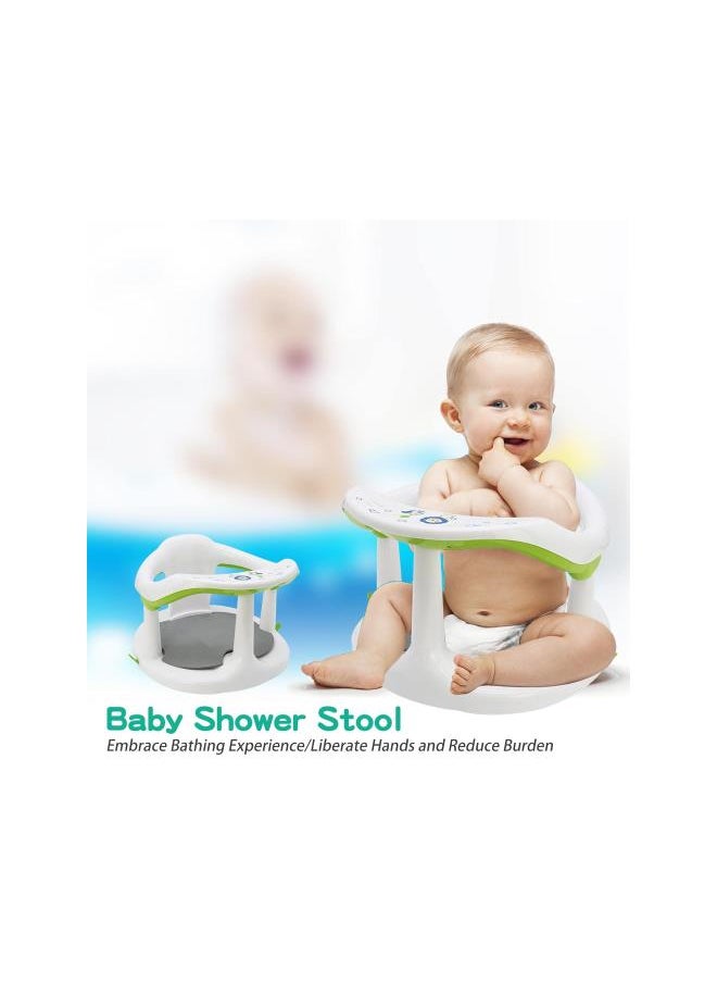 Baby Bath Seat |Infants Bath tub Chair with Suction Cupsand and Mat | Non Slip Baby Bath Chair|Portable Safety Bathtub Chair for Baby Sitting Up|Baby Bath Seat with Suction Cups for Baby 6-18 Months