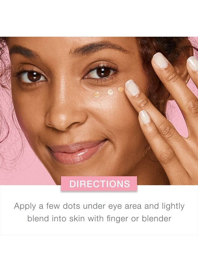 Healthy Skin Radiant Brightening Cream with Peptides & Vitamin E Antioxidant, Lightweight Perfecting Concealer, Non-Comedogenic, Mocha Medium/Deep 03 with neutral undertones, 0.24 oz