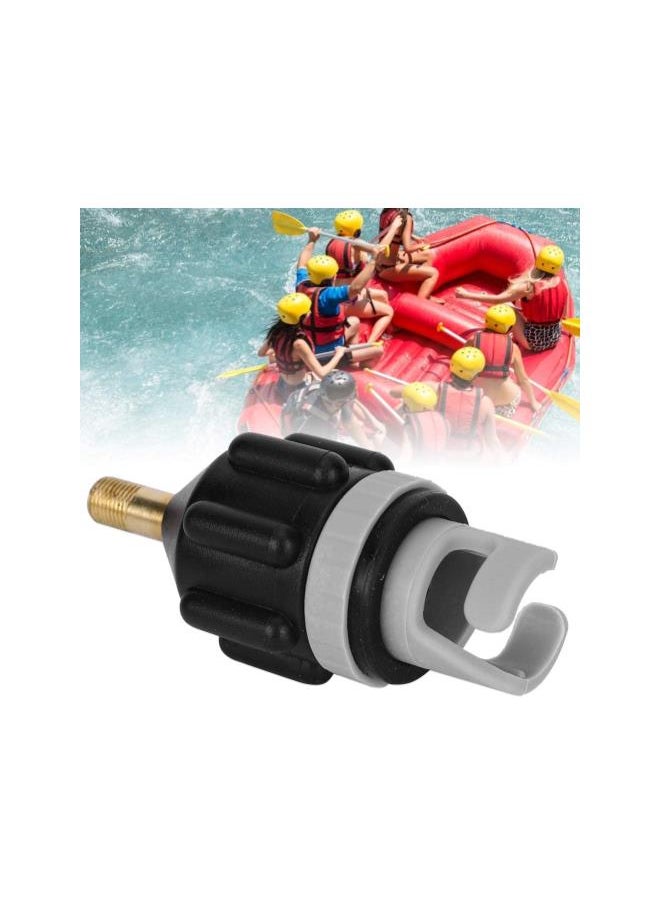 2Pcs Air Pump Adapter Heads Inflatable Boat Air Valves Adaptor for Sup Pump Stand Up Paddle Board Kayak Surfing