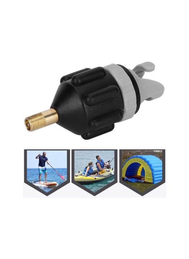 2Pcs Air Pump Adapter Heads Inflatable Boat Air Valves Adaptor for Sup Pump Stand Up Paddle Board Kayak Surfing