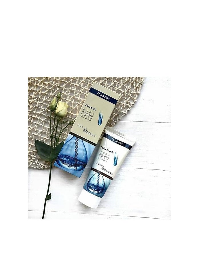 FARMSTAY Collagen Pure Cleansing Foam, 180ml