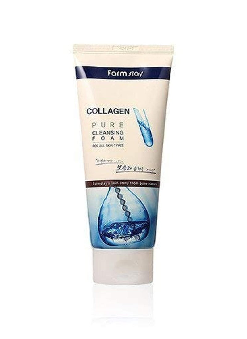 FARMSTAY Collagen Pure Cleansing Foam, 180ml