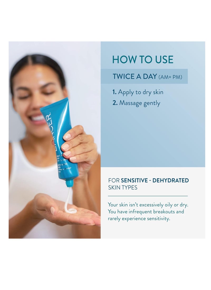 Lancer Skincare The Method: Cleanse Face Cleanser, Daily Face Wash with Salicylic Acid, Sensitive or Dehydrated Skin, 4.05 Fluid Ounces