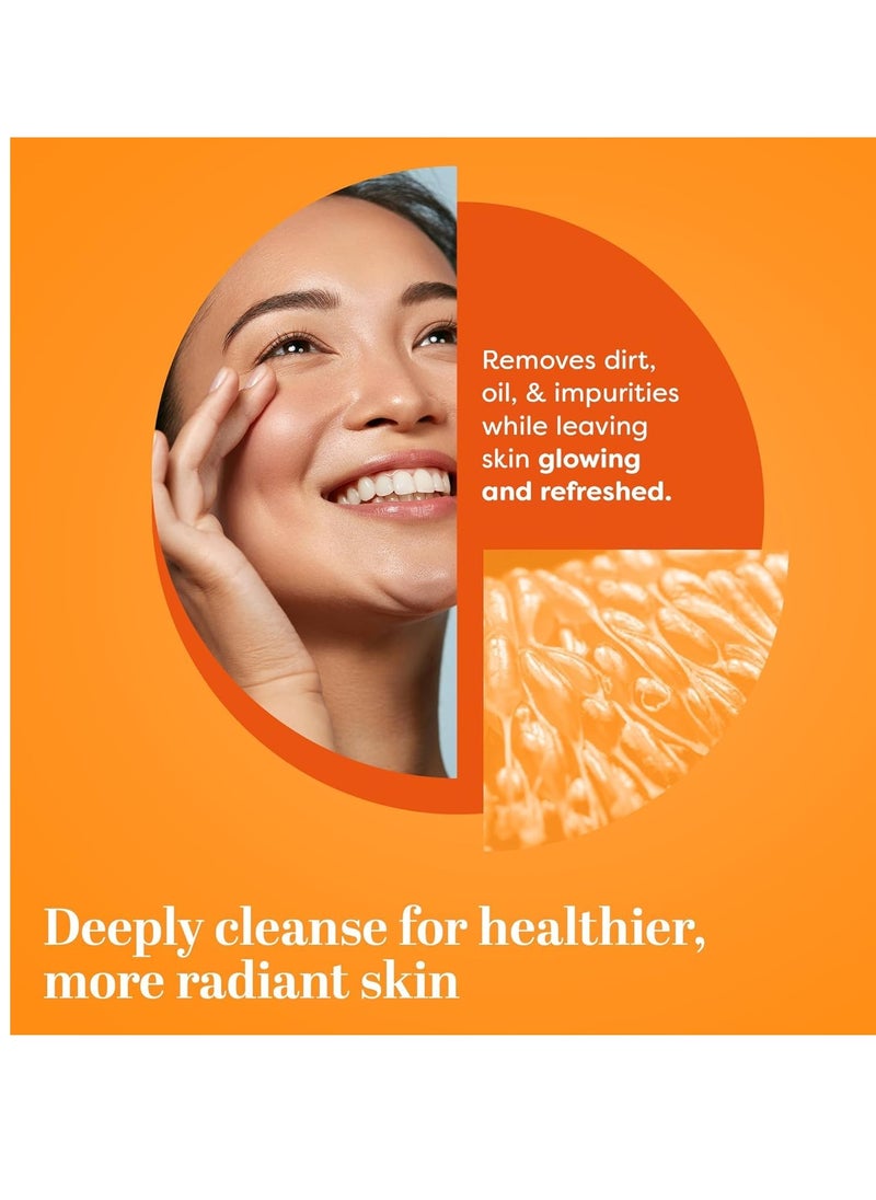 TruSkin Vitamin C Cleanser for Face - Brightening Face Wash with Vitamins C & E, Rosehip Oil, Aloe Vera and MSM - Deep Clean and Refresh for Radiant, Healthy-Looking Skin, 4 fl oz