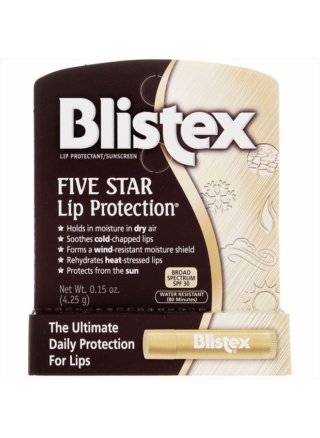 5 Star Lip Protct Size .15oz, 3 pack