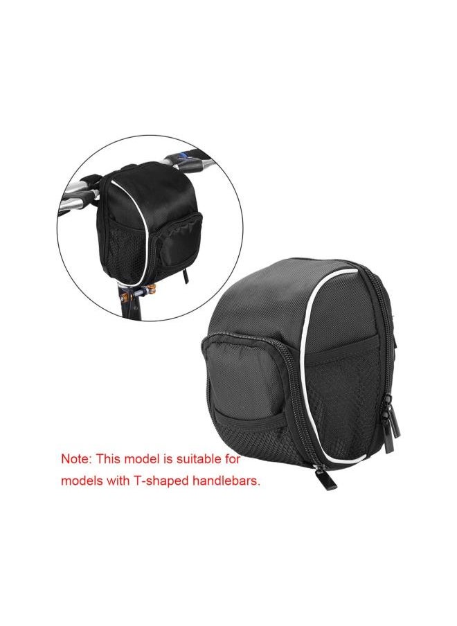 Bike Frame Bag Head Tube Bag With Rain Cover Polster Reflective Stripe Handlebar Bag MTB Bike Front Pannier Basket Bag fits on Trekking Bikes, Racing Bikes&Mountain Bikes