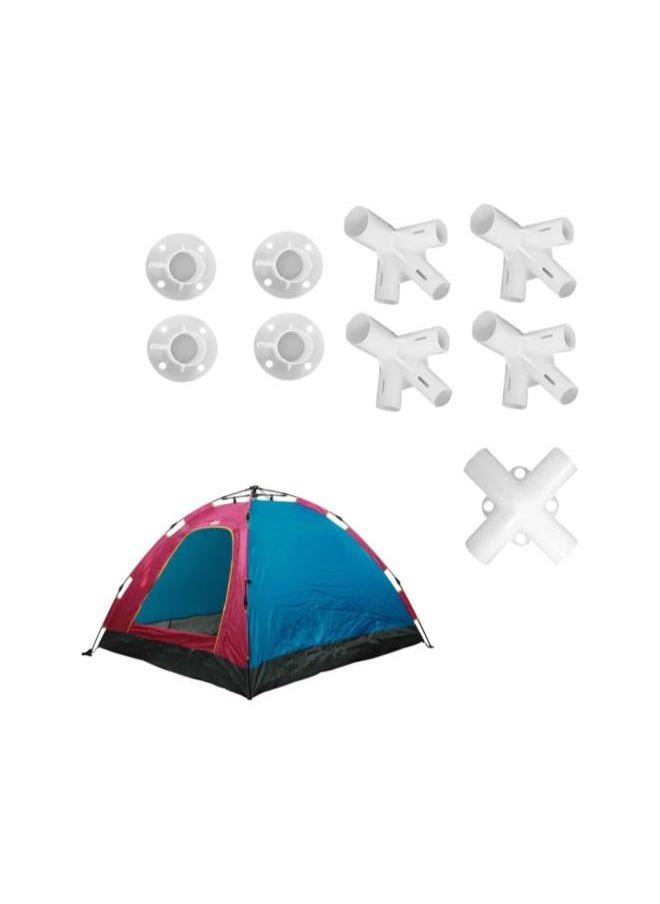 9PCS Gazebo Connectors Tent Feet Corner Center Connector Spare Parts Tent Accessories