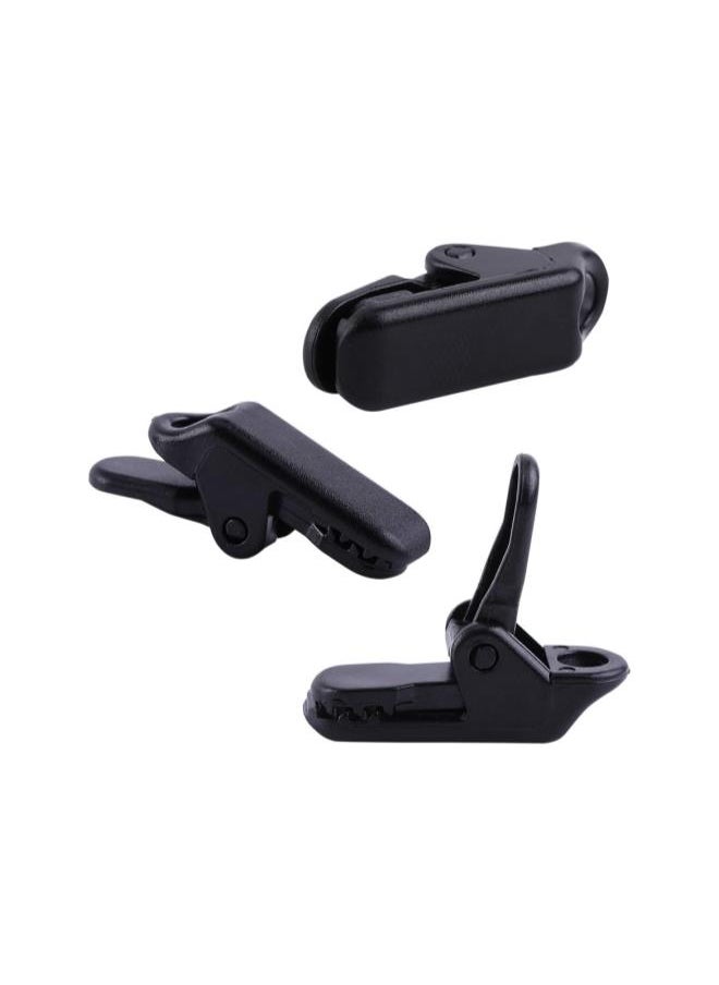 Clamp Tarp,20pcs/Bag Black Reusable Tent Snaps Clamps Tarp Clips Tent Tighten for Outdoor