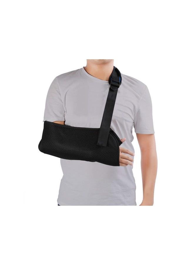 Arm Sling, Adjustable Soft Padded Shoulder Support Belt with Adjustable Strap for Men Women Arm Recovery Wrist Elbow Brace Immobilizer Fracture Protector