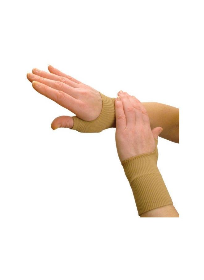 Therapy Gloves Gel Filled Thumb Hand Wrist Support Arthritis Compression Thumb Hand Wrist Support, Gel Filled Therapy Gloves forArthritis, Rheumatism or General Hand Discomfort(Beige)