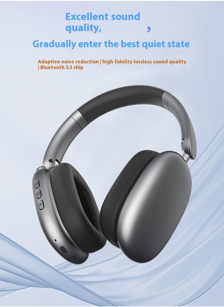 Golden Silence: Noon ANC Headphones with 100H Battery, Multi-Device Support & Premium Comfort