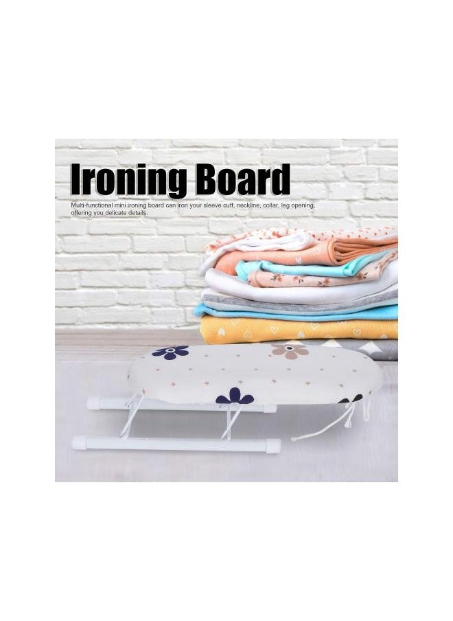 Folding Ironing Board, High?Temperature Resistant Space?Saving Ironing Board,(Flowers Clustered Tightly)