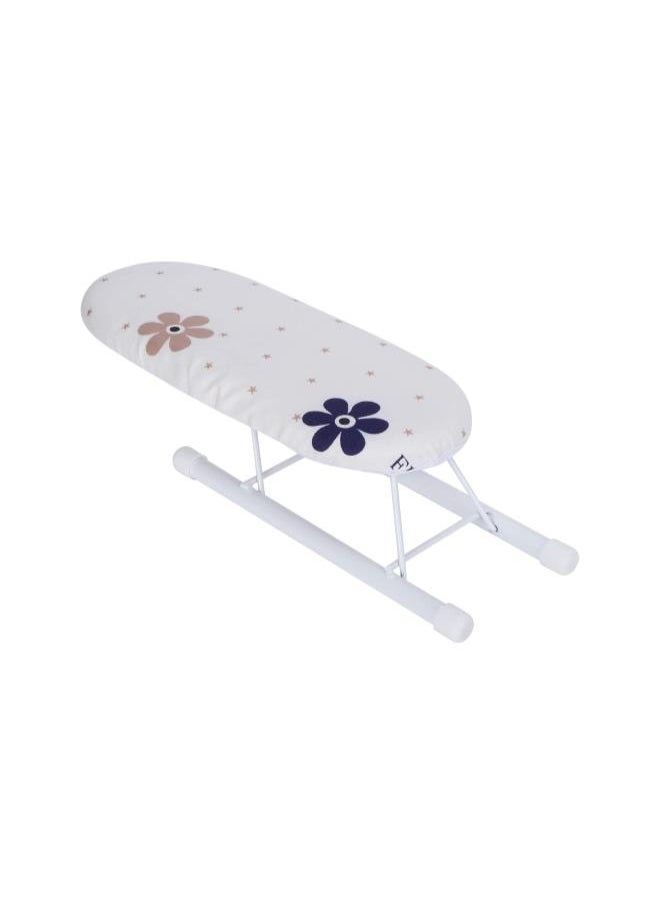 Folding Ironing Board, High?Temperature Resistant Space?Saving Ironing Board,(Flowers Clustered Tightly)