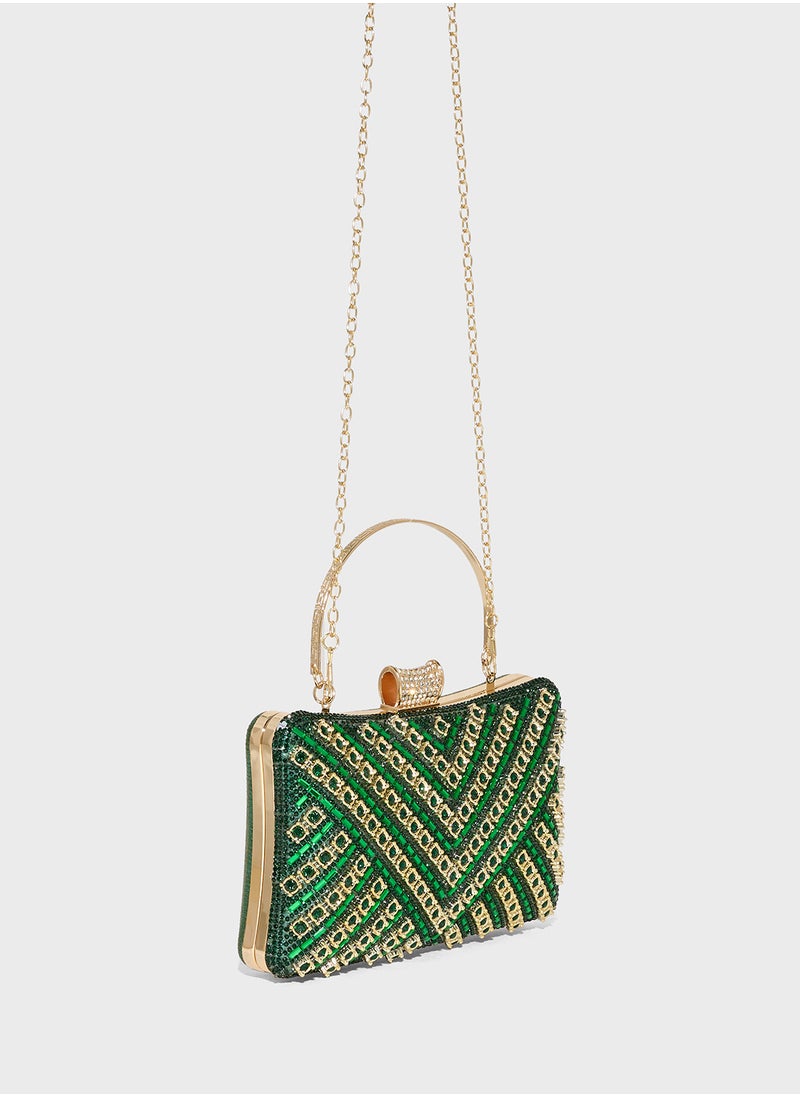 Embellished Clutch Bag