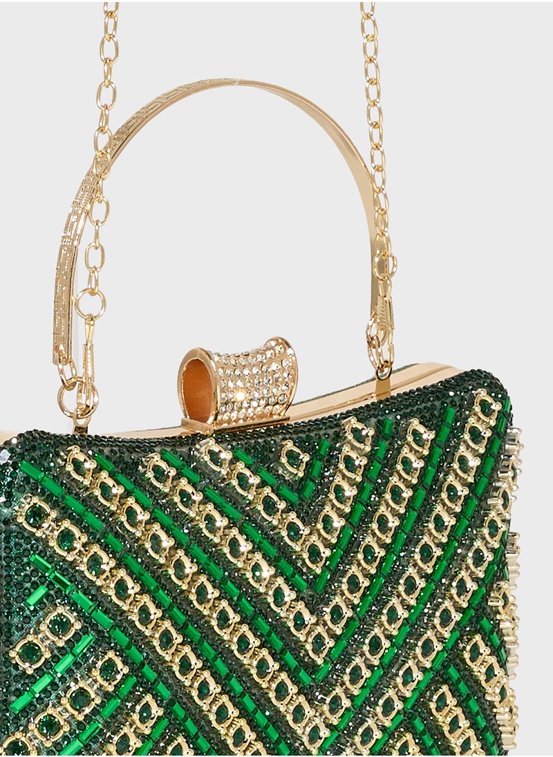 Embellished Clutch Bag