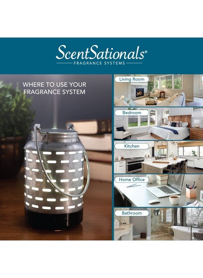 ScentSationals Essential Oil Diffuser - Eclectic Collection - Aromatherapy Diffuser for Living Room or Bedroom, Home Fragrance Diffuser for Scented Essential Oils - Dunaway
