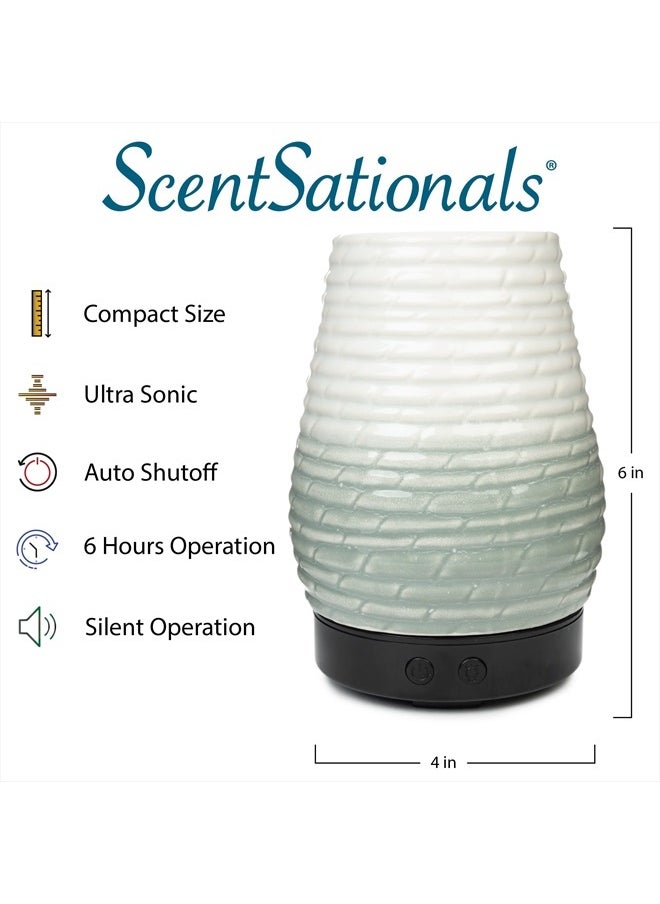 ScentSationals Essential Oil Diffuser - Eclectic Collection - Aromatherapy Diffuser for Living Room or Bedroom, Home Fragrance Diffuser for Scented Essential Oils - Dunaway