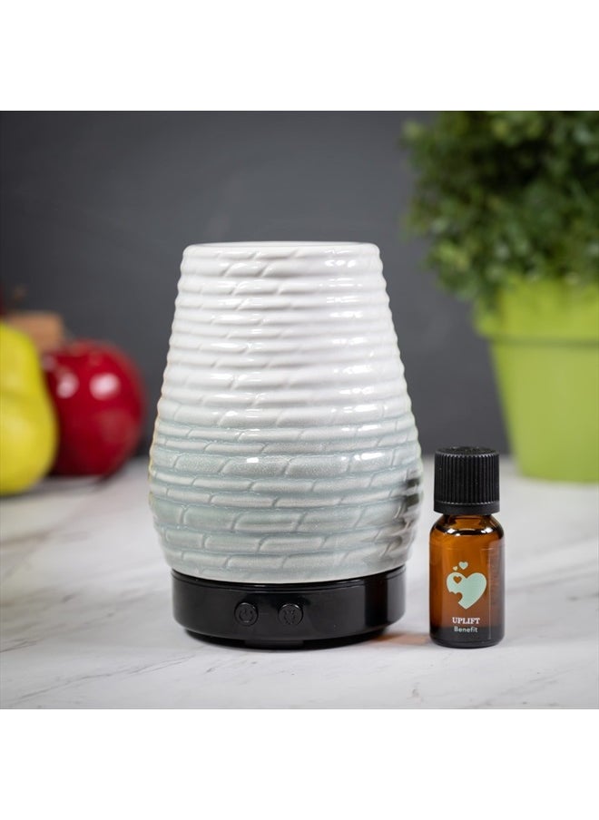ScentSationals Essential Oil Diffuser - Eclectic Collection - Aromatherapy Diffuser for Living Room or Bedroom, Home Fragrance Diffuser for Scented Essential Oils - Dunaway