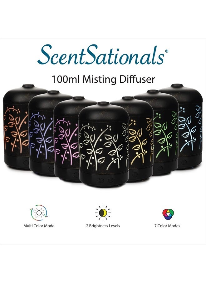 Eclectic Diffuser Collection 100ML - Scented Essential Oils - Classic Aromatherapy Scent User - Electric Fragrance Home Air Freshener Decor for Office Desk and Home (Country)